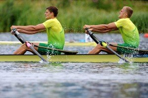 A.Pliadžio nuotraukoje Saulius Ritteris ir Rolandas Maščinskas