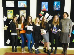 Konkurso nugal_Śtojos su dail_Śs mokytoja Jolanta _Āle_Źkienea