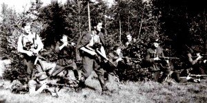 Partizanai kaunasi