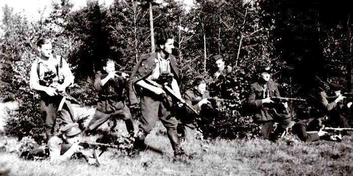 Partizanai kaunasi