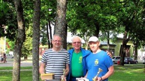 Birstono taures laimetojai su klubo prezidentu