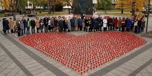 Žvakučių akcija už donorus Vilniuje