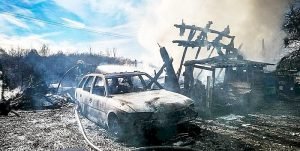 Žolės gaisrai neša ugnį į sodybas ir miškus. Prienų rajone šiemet kilo jau 3 gaisrai.