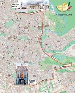 Zemelapis_Ausros vartai-Katedra