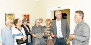 Ikonu parodos autorius Borisas Jokubauskis