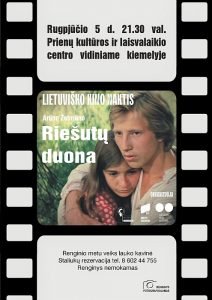 Skelbimas Riesutu duona 2019