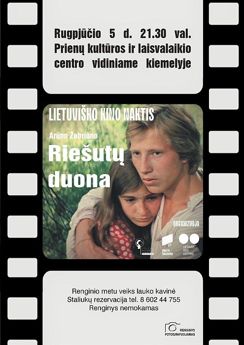 Skelbimas Riesutu duona 2019