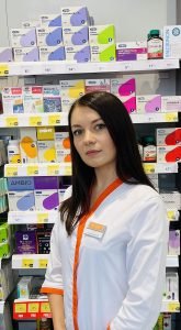Gintarinės vaistinės vaistininkė Gabrielė Krutulytė