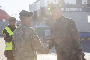 1. LK SP vadas brg. gen. A. Radvilas ir brg. gen. Christian Nawrat