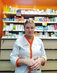 Gintarinės vaistinės vaistininkė Vilmantė Mostautienė