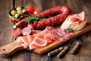 Spanish meat tapas