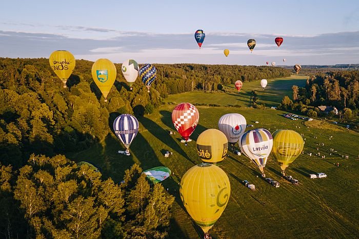 32-as Lietuvos karšto oro balionų čempionatas Birštone. Foto Mantas Gričėnas