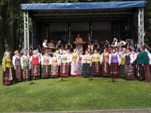Projekto „Skambantys kanklių dialogai“ pirmosios muzikinės programos pristatymas 2026 m. liepos 6 d. Nuotraukos autorius Dainius Jurevičius